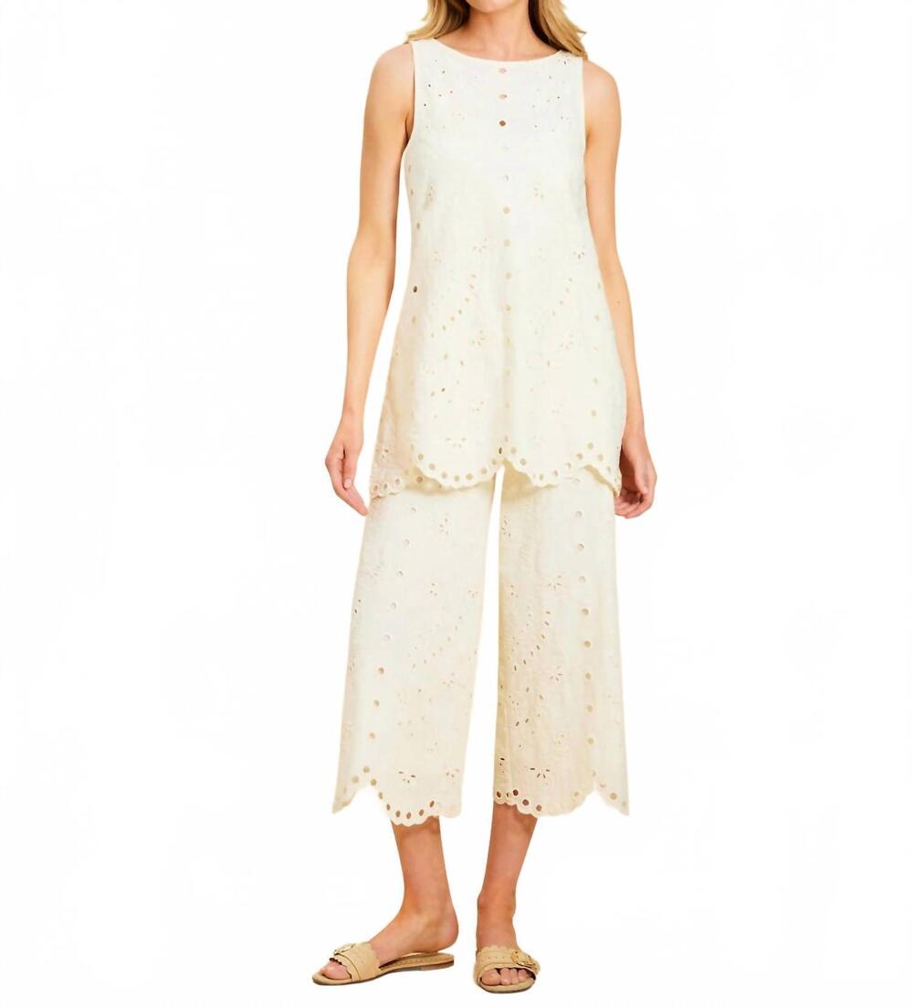 NEW MESTIZA NEW YORK oceane pants in ivory